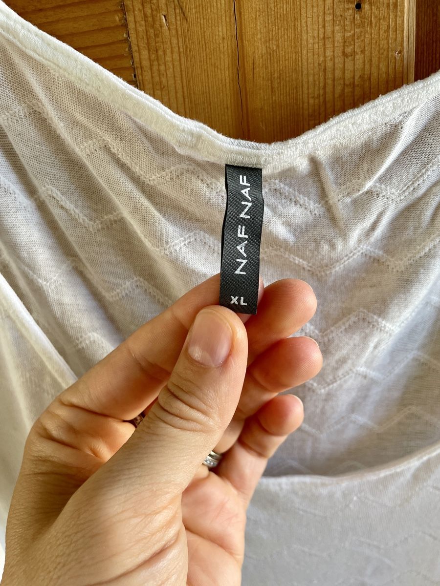 Lotti di vestiti: Set weisse Tops | Basic Shirts | Gr S/M | Baumwolle/Leinen – Usato da Zürich venduto da samira12382 4