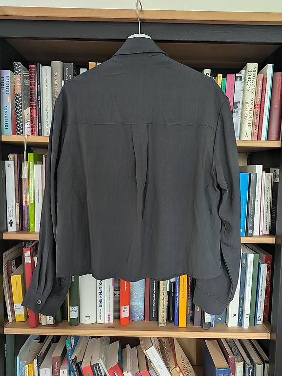 Camicette: Designer Bluse Plissiert grau S – Usato da Zürich venduto da lin_6dtc 3