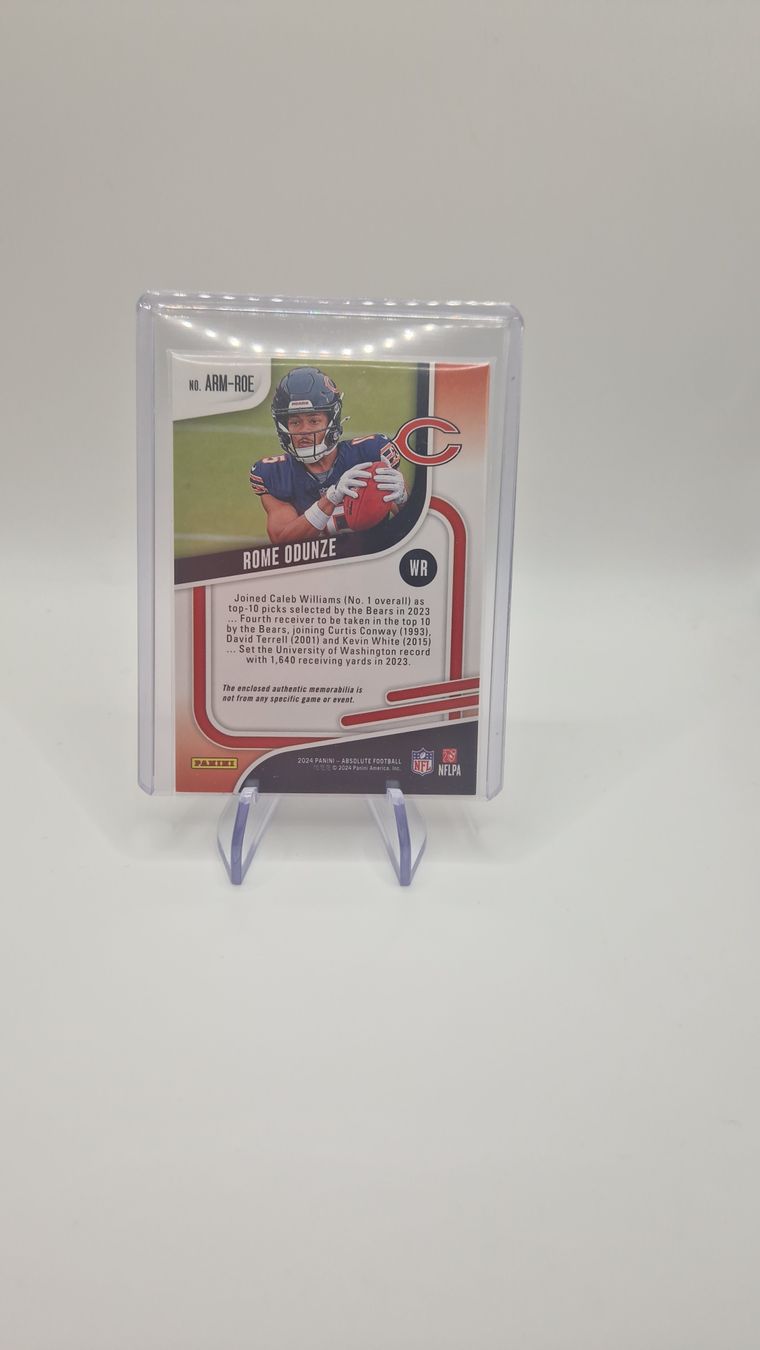 NFL Cartes à collectionner: ROOKIE Rome Odunze Bronze Patch Card – Neuf (Voir description) à Zürich par limmatschwimmer 1