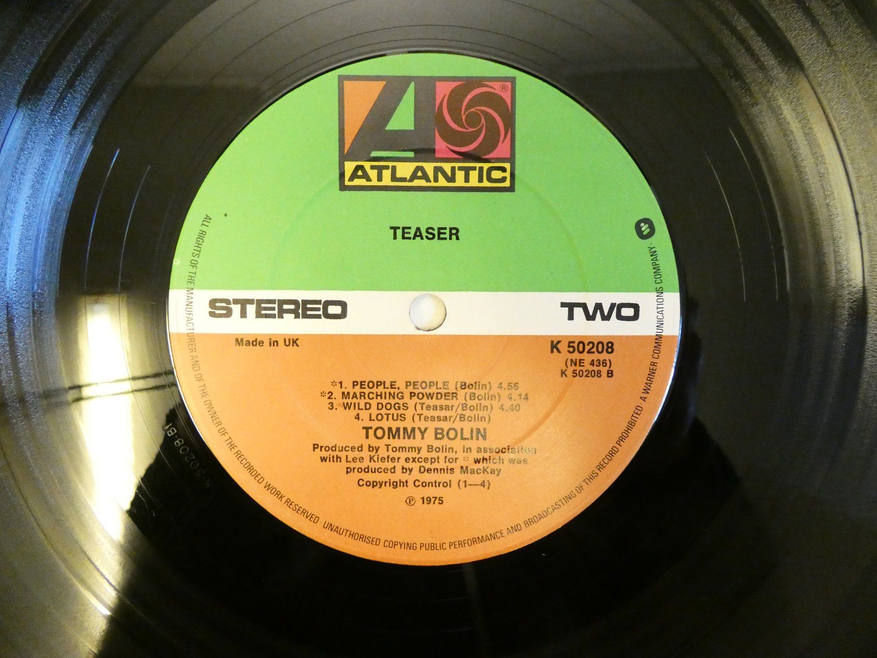 Dischi in vinile: LP "Tommy Bolin - Teaser" (~VG) – Usato da Münchenstein venduto da tsp01 5