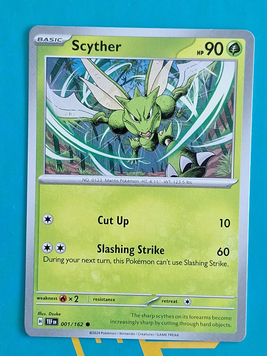 Pokémon Carte collezionabili: Scyther Sichlor - Temporal Forces Pokemon - #7.1 – Usato da Altstätten SG venduto da GGsGameshop