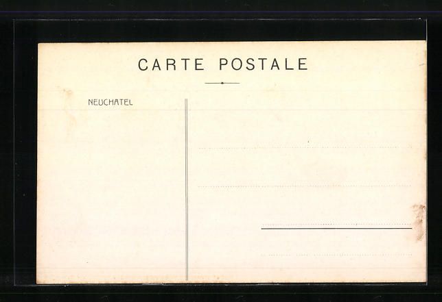 Ansichtskarten: Neuchatel, Hotel des Alpes et Terminus – Gebraucht aus Berlin von bartko-reher 1