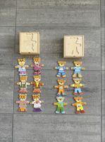 2x Holzpuzzle zum ankleiden Bär / Bärin Goki & Eichhorn