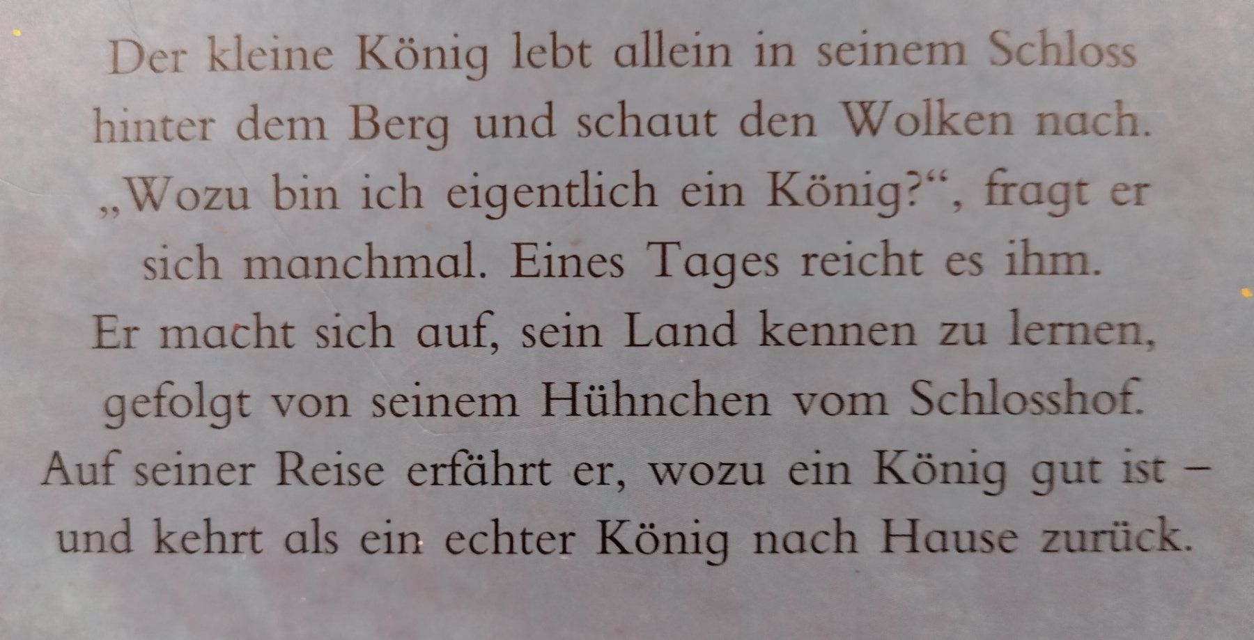 Bücher: Der kleine König - Bilderbuch ab Fr. 4.- – Gebraucht aus Bellach von JingleJerry 8