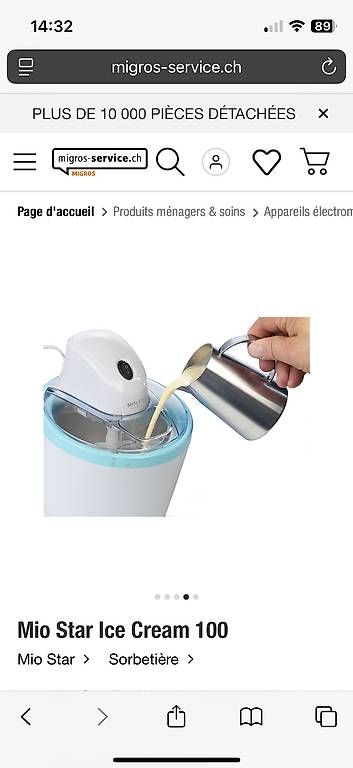Küchengeräte: Vends sorbetière à glace – Gebraucht aus Crans VS von cei_qws7 3
