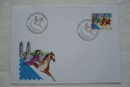 2000 FDC Sondermarke Tag der Briefmarke, Zürich, SBK 1013