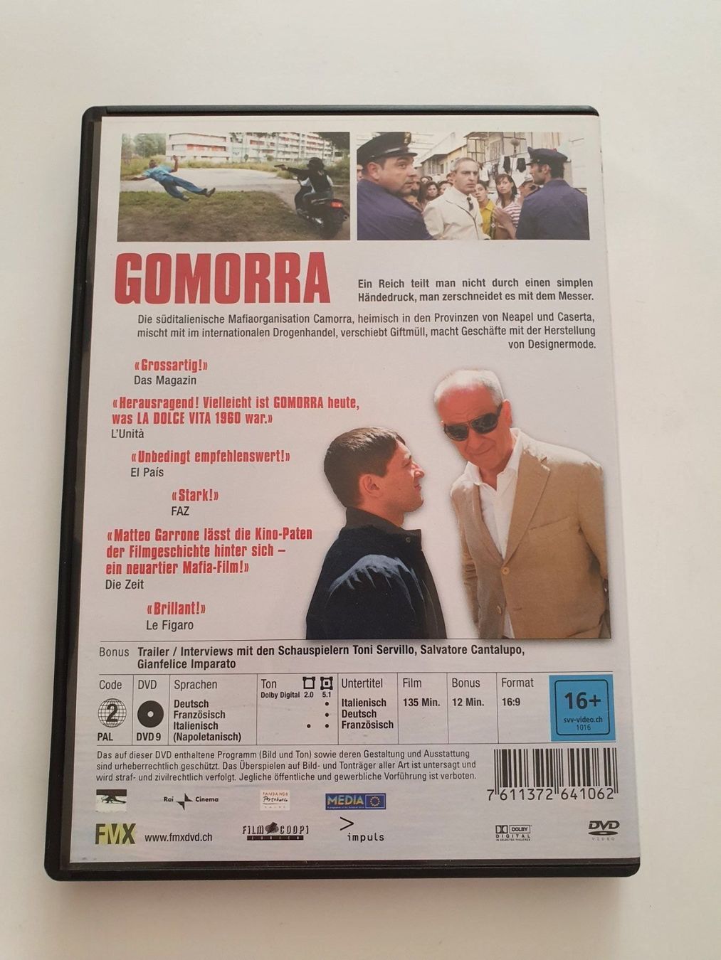 Tutti i DVDs: Gomorra - Eine Reise ins Herz der Mafia – Usato da Oberdorf BL venduto da BaldenEagle 1