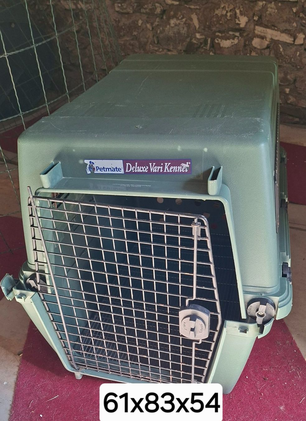 Gabbie, trasporto & Sicurezza: Vari Kennel ca. 61x84x54 – Usato da Horgenberg venduto da Fleurie76