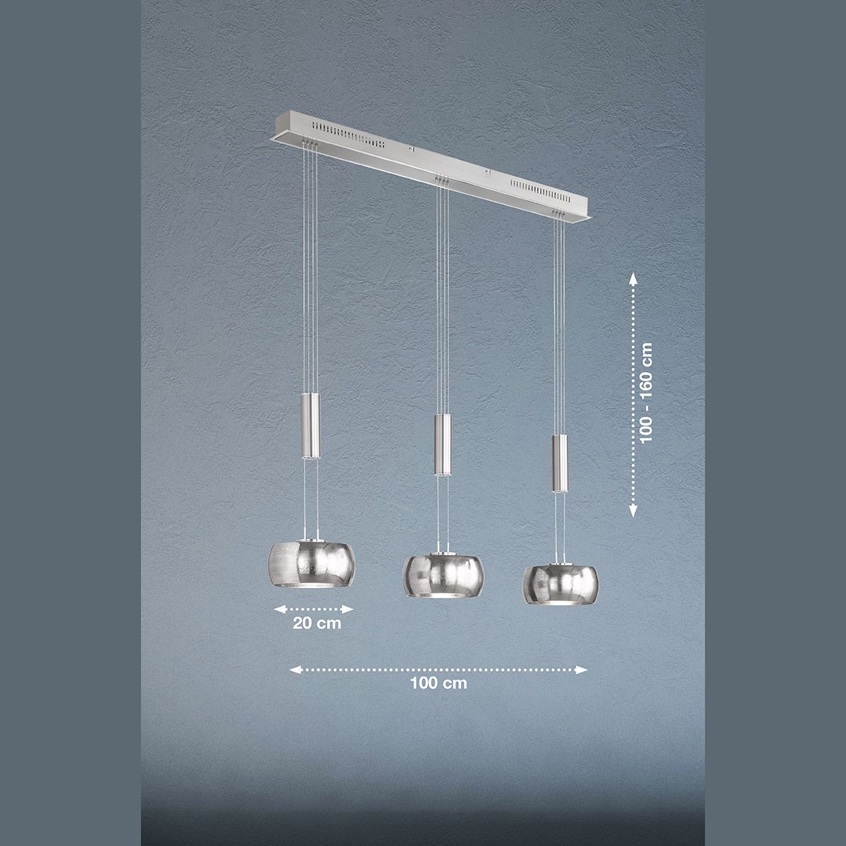 Kronleuchter & Deckenlampen: LED Pendelleuchte, 100 x 20 cm, 3 Spots – Neu (gemäss Beschreibung) aus Kreuzlingen von Smart-Light 2