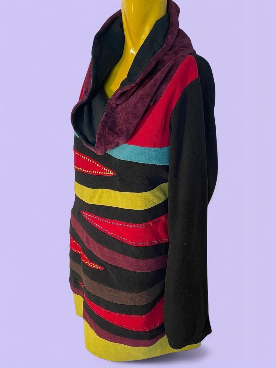 Maglioni & Felpe: Pull femme col bénitier multicolore - one size – Usato da Troinex venduto da Irisglo 2