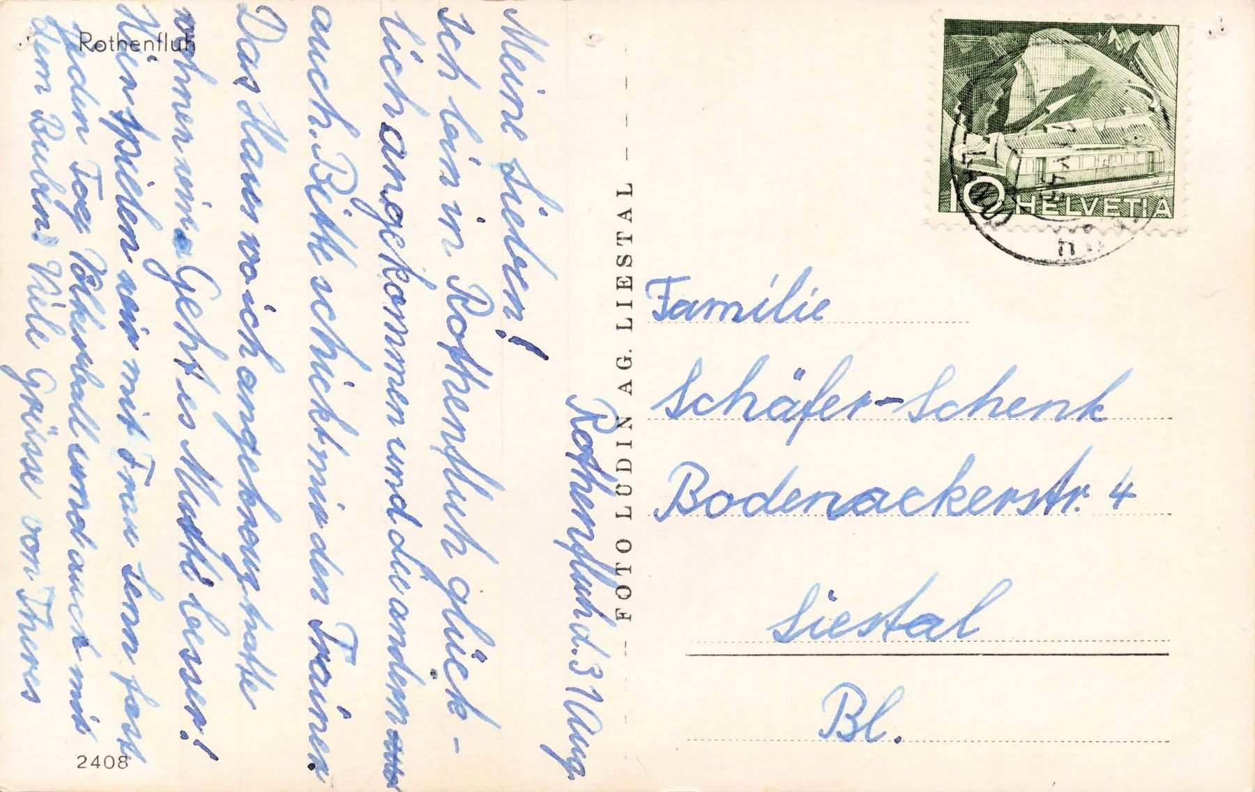 Cartes postales: Rothenfluh – D'occasion à Biasca par Blenio71 1
