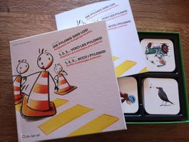 Die Pylonis sind los Kinderspiel zum Thema Verkehr