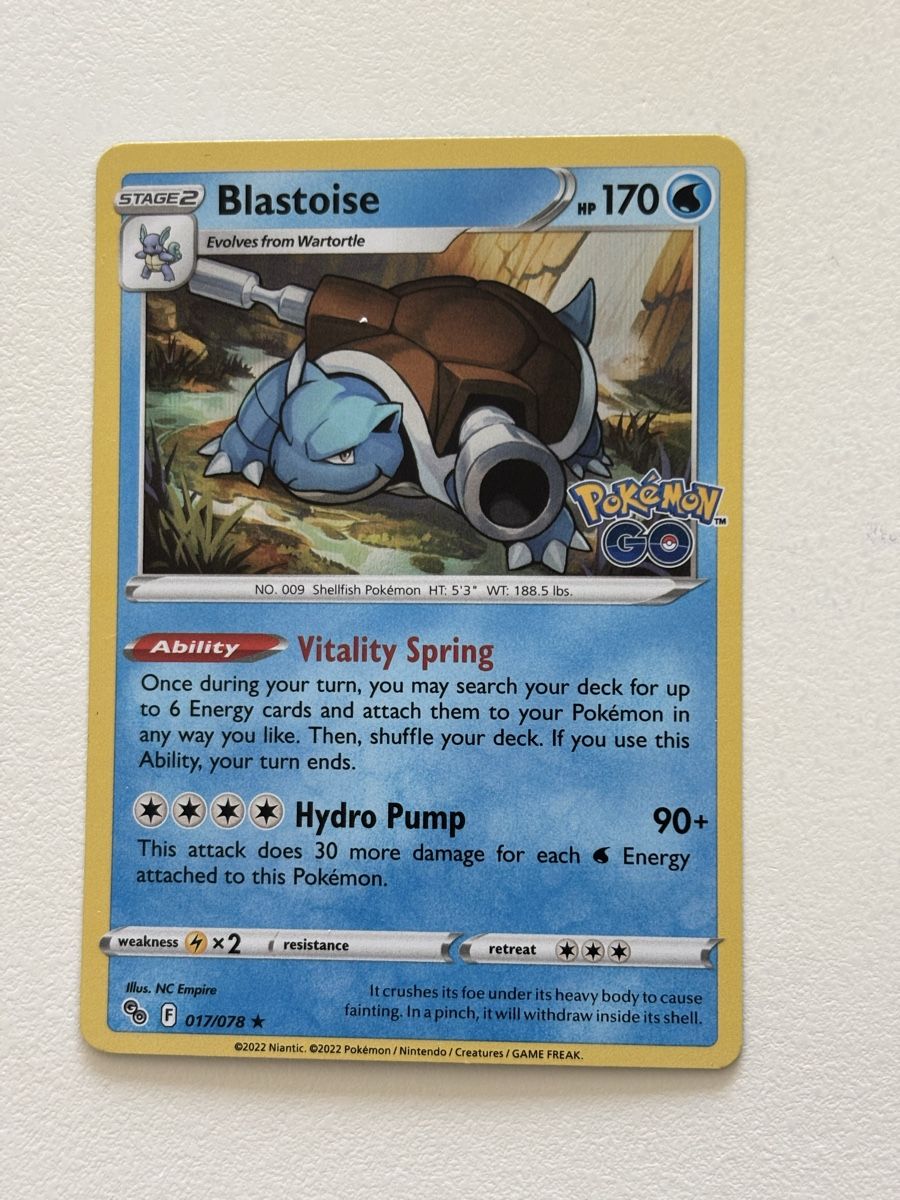 Pokémon Carte collezionabili: Carte Pokémon BLASTOISE ancienne – Nuovo (secondo la descrizione) da lausanne venduto da helderj