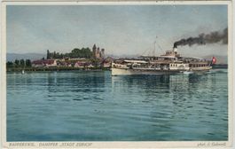 SG 199 RAPPERSWIL SCHIFF Dampfer «Stadt Zürich» 1933