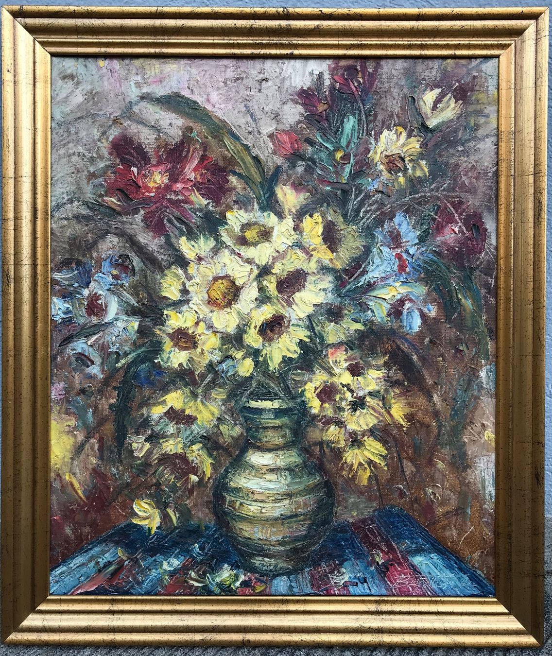 Dipinti: UNGARN ÖL GEMÄLDE  Endre BARTOS 1930-2006 – Usato da Zürich venduto da Artnuvo 4