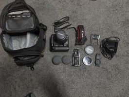Canon EOS 500D Set inkl. Batteriegriff, Objektiv & viel Zube