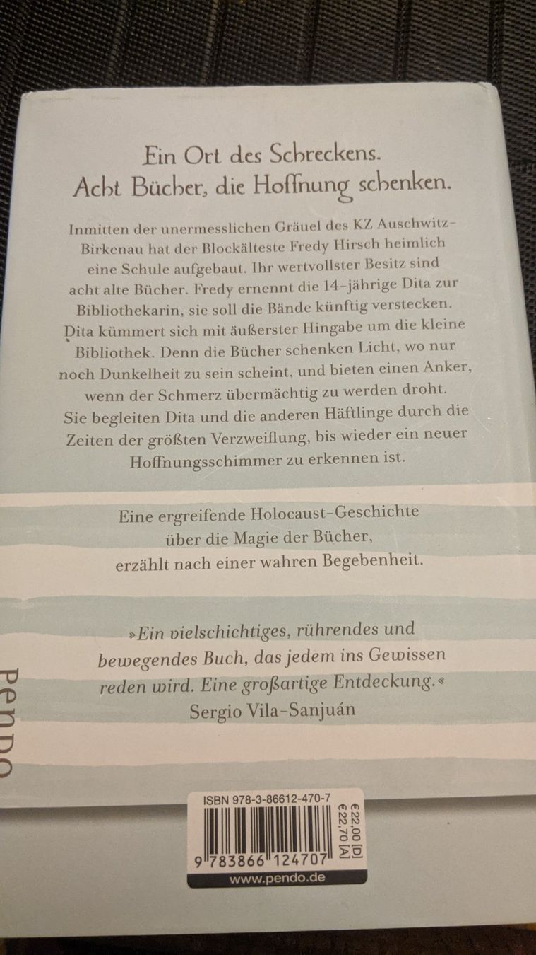 Livres: Buch"Die Bibliothekarin von Auschwitz" – D'occasion à schaffhausen par walu 1