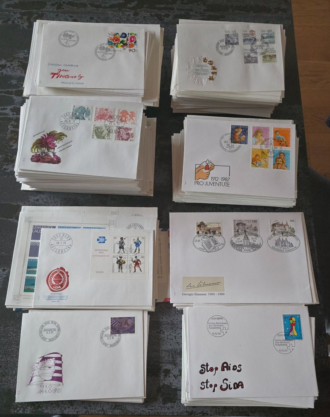 Tutti i francobolli: Posten FDC Schweiz 2.6 Kilogramm – Usato da Duebendorf venduto da Dguguseli