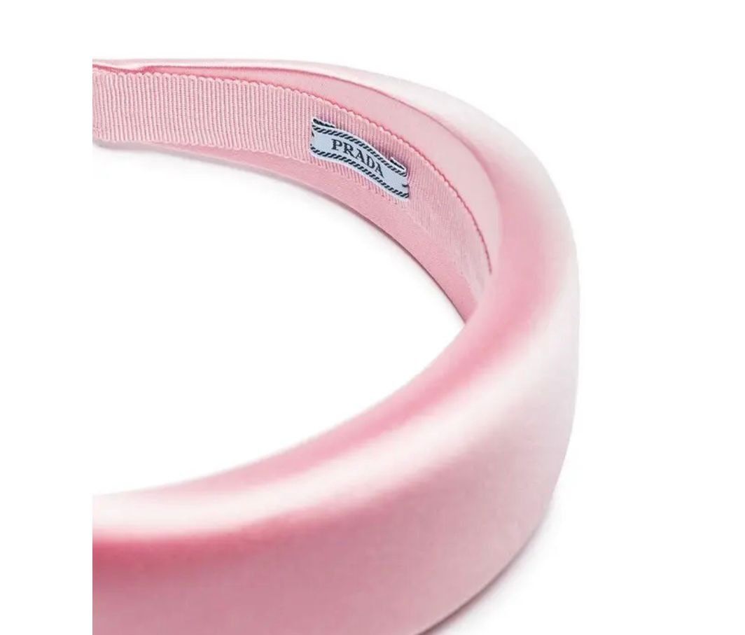 Prada Accessori per capelli: Prada Haarreif, Silk Satin, Rosa – Usato da Wollerau venduto da bodega74 2
