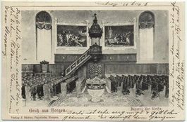 Gruss aus HORGEN Inneres der Kirche