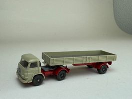 Wiking MAN 415 Pritschensattelzug hellgelbgrau