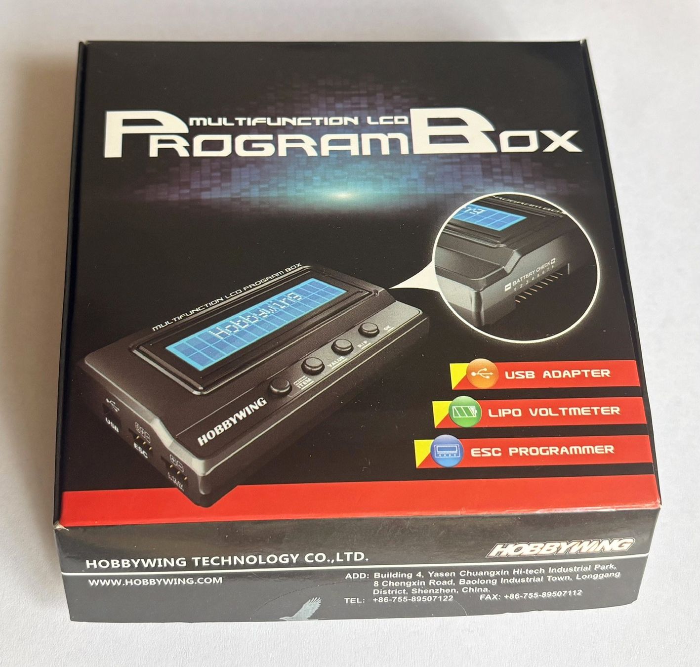 Hobbywing RC Modellbau: Programmierbox Hobbywing – Neu und originalverpackt aus Landquart von Twen 2