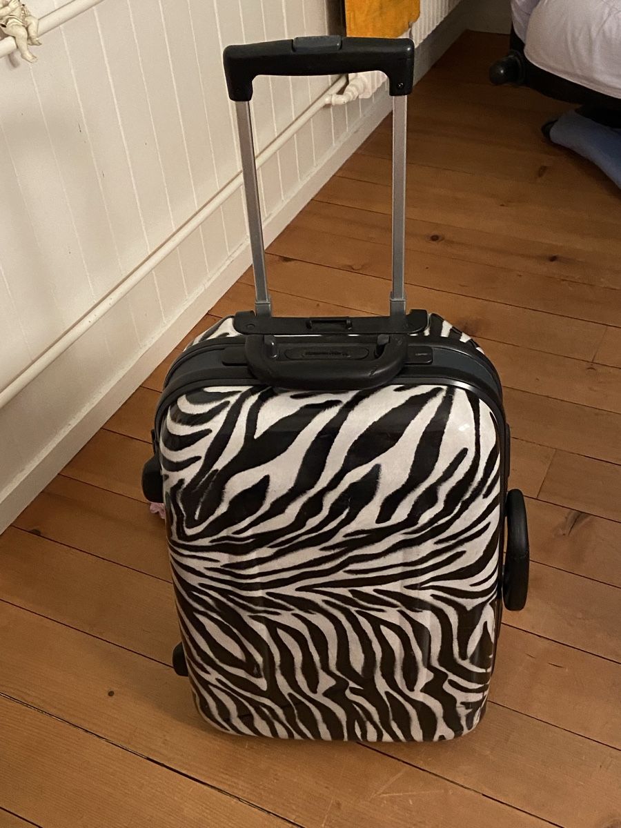 Valises de voyage: Koffer/Trolley Zebraoptik – D'occasion à Lüscherz par channad 1