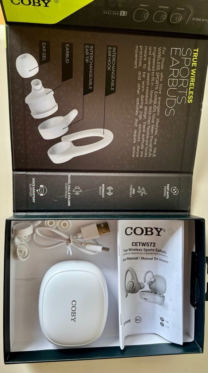 Casques audio: COBY Wireless Sports Earbuds – Neuf avec emballage d'origine à Vésenaz par ane_l7pg 1