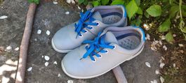 ABEBA bequeme Arbeitsschuhe grau / blau Größe 39
