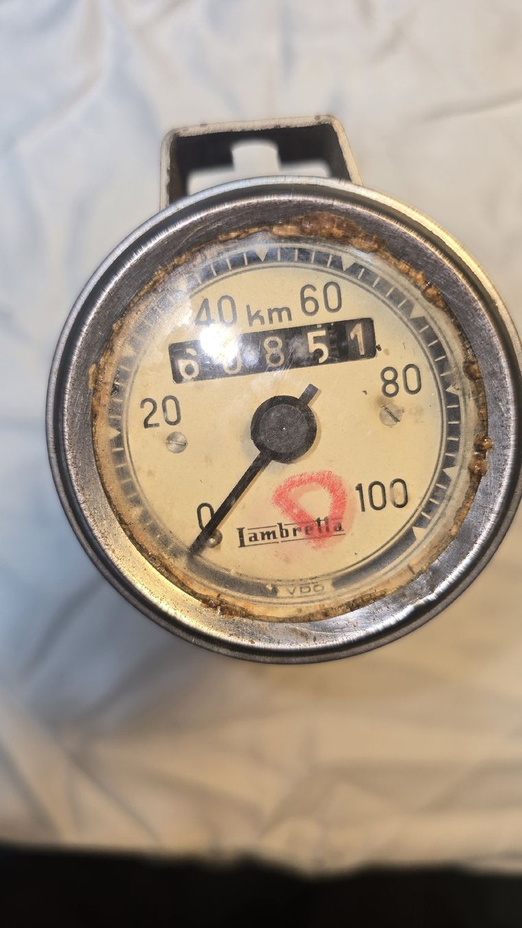 Lambretta Alle Motorradersatzteile: Lambretta Tachometer.VDO Original – Gebraucht aus Niederwangen BE von Zimmo72