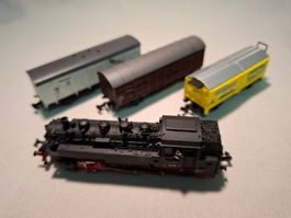 Kleiner Güterzug, 4-teilig, Analog, Spur N