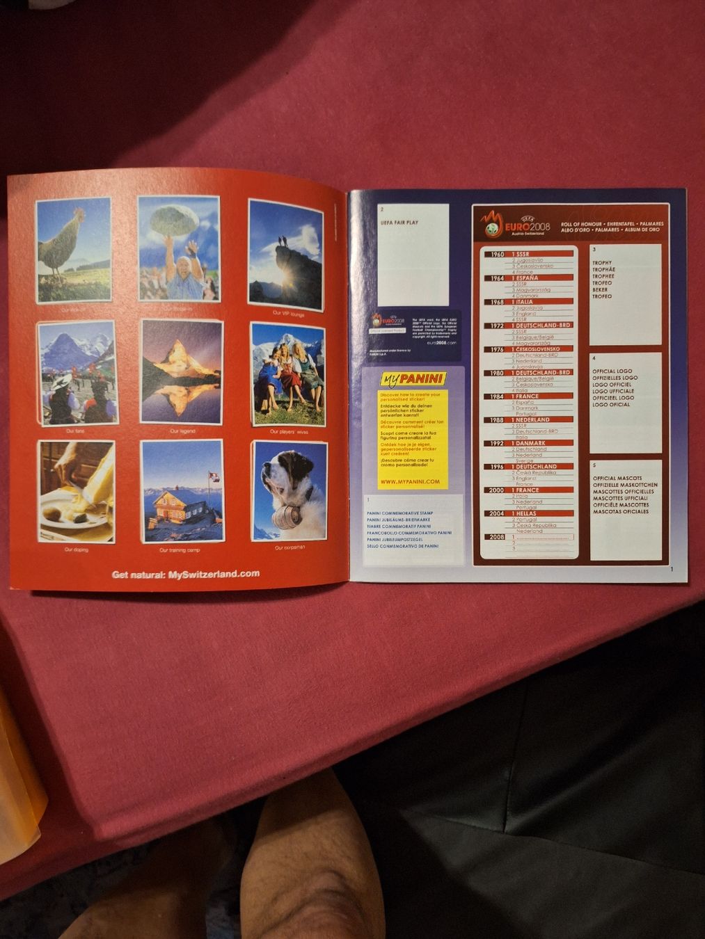 Panini Carte collezionabili: Panini EM 2008 Sammelheft mit 330 Bilder – Usato da Balsthal venduto da roh_dt72 2