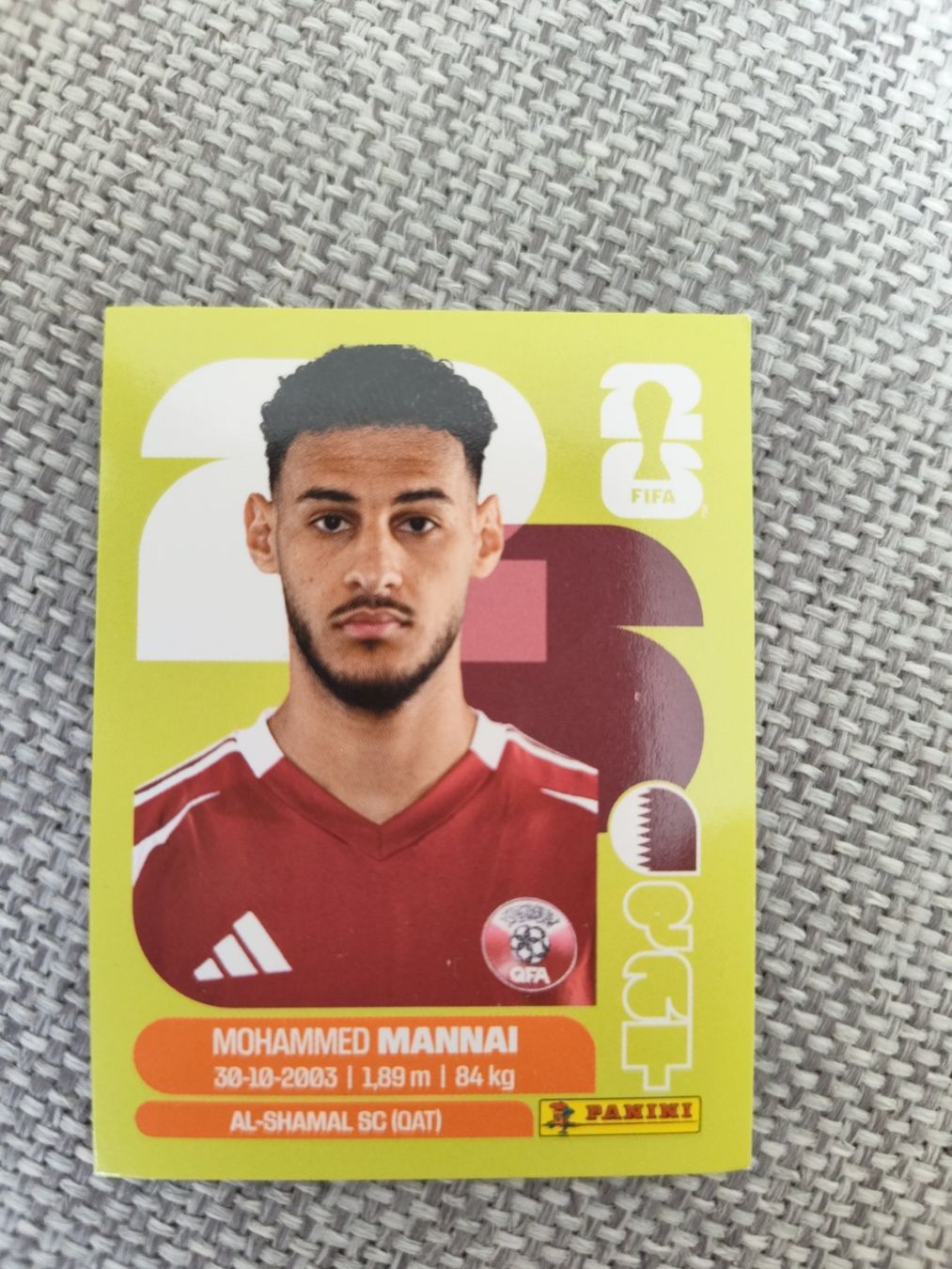 Panini Sammelbilder & Trading cards: Panini WM 2026 QAT 9, Mohammed Mannai – Gebraucht aus Aarburg von gloeckgloeck