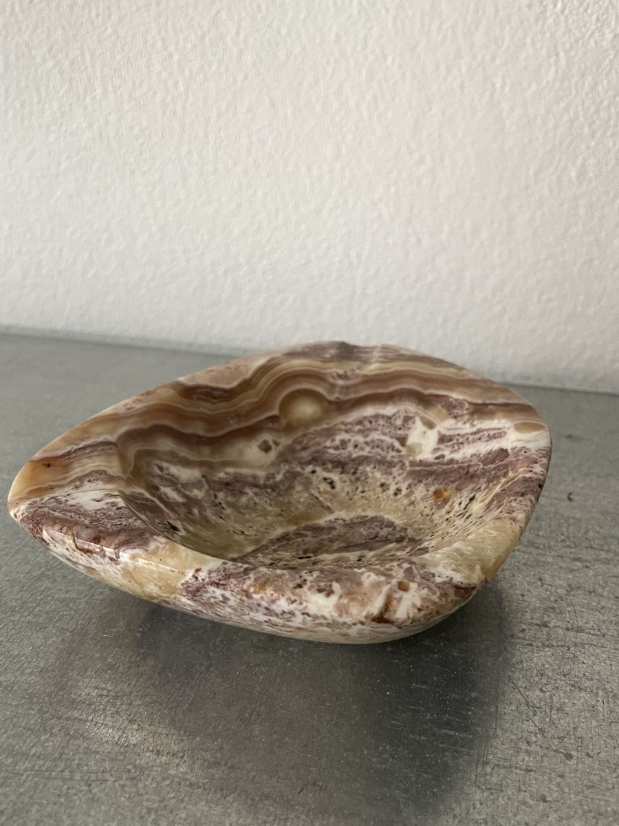Portacenere: Vintage Onyx Aschenbecher – Usato da Basel venduto da Amechan. 7