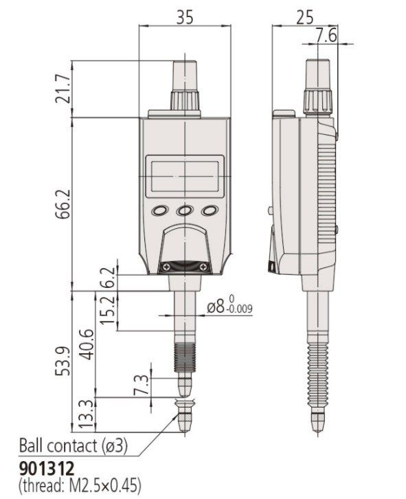 Mitutoyo Mesurer: Digitale Messuhr Mitutoyo Serie 543 – D'occasion à Ballwil par Polini885 3