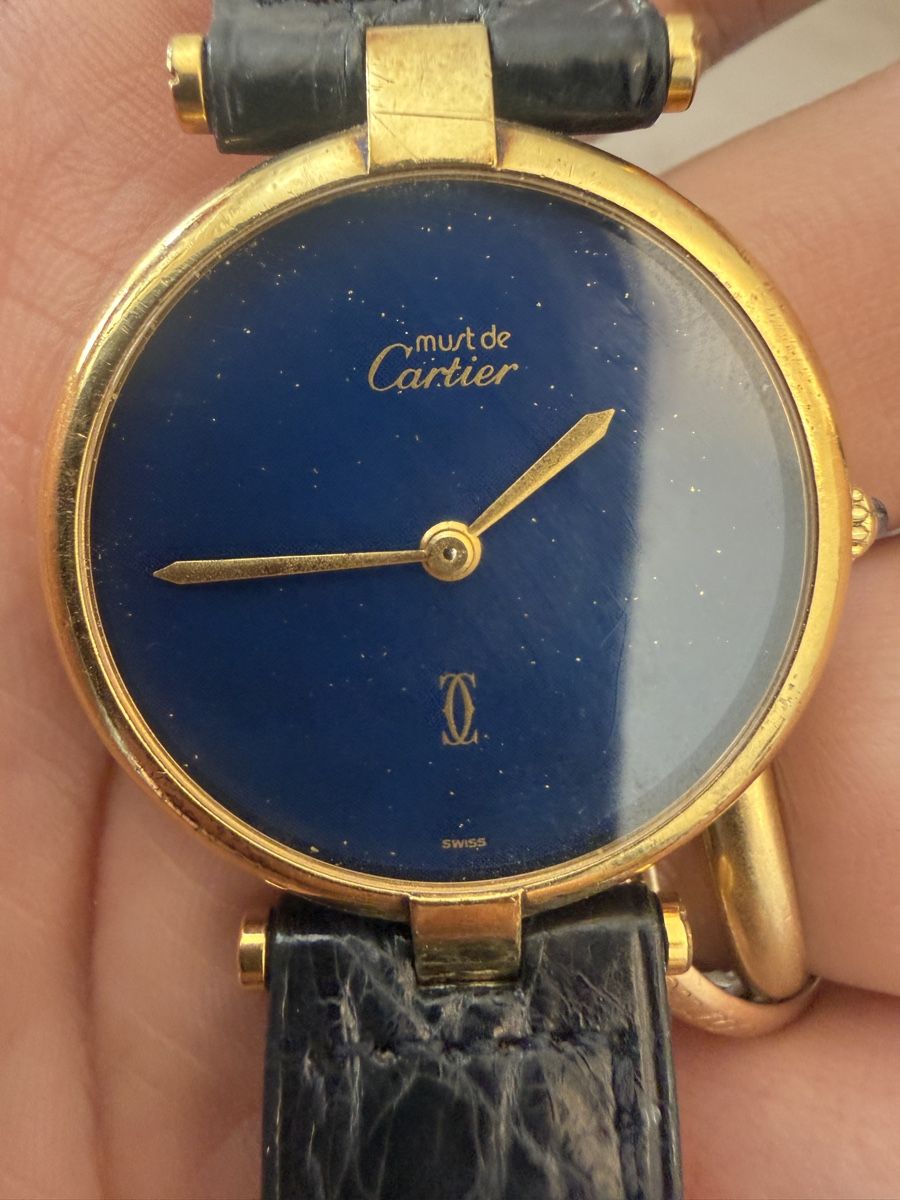 Cartier Montres: Cartier Vendome Must Lapis – D'occasion à Genève par Est1986blkos 1