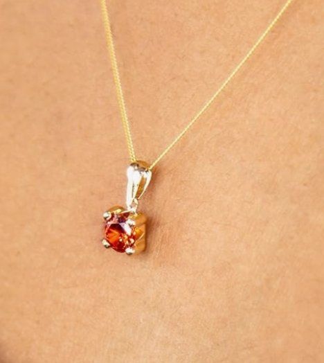 Catenine: Kette Ohrring Gold 9 Karat Geburtsstein – Nuovo e nell'imballaggio originale da Hemmental venduto da Zirconwelt