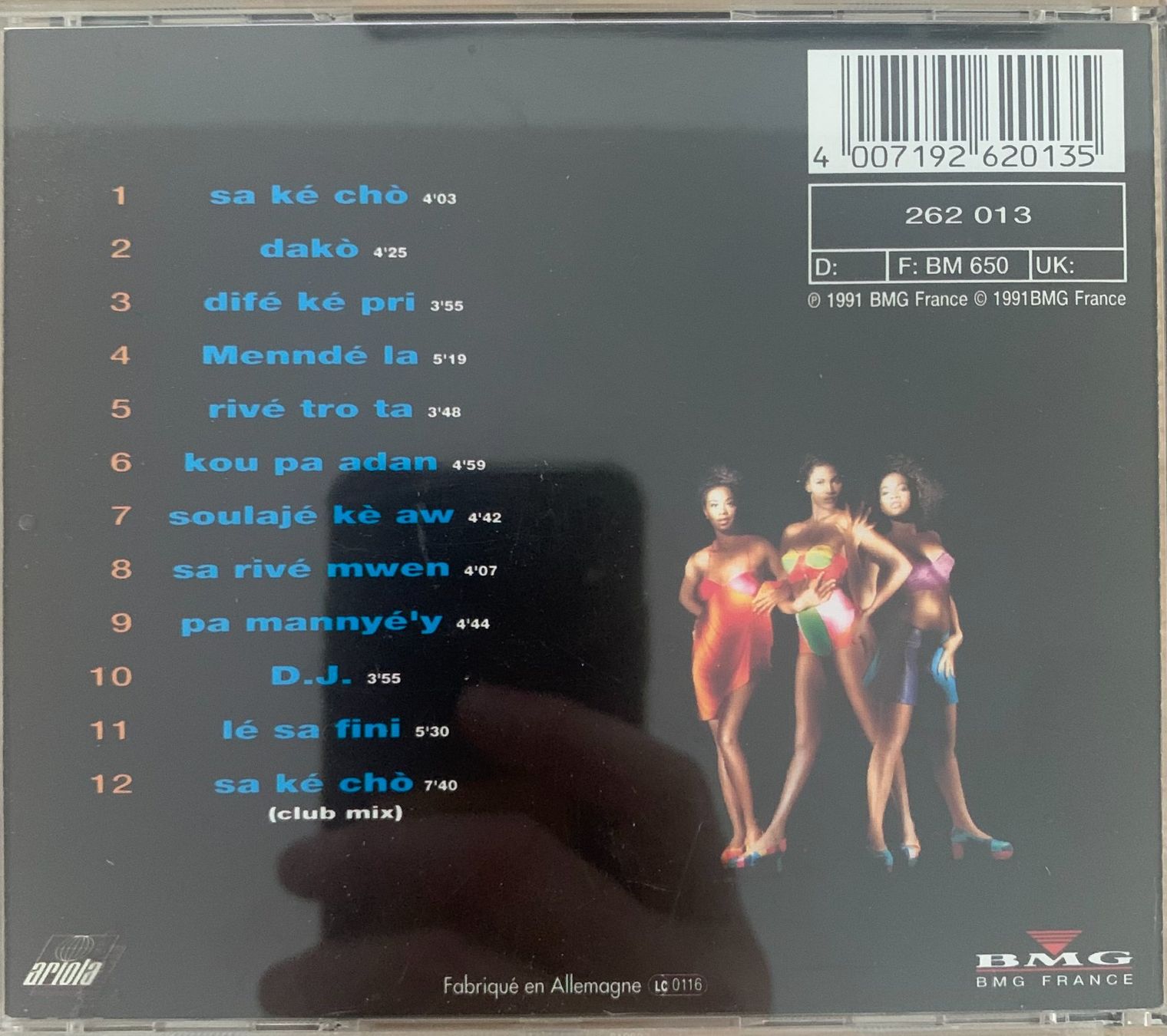 CDs: Zouk Machine - Kréol – D'occasion à Zürich par recordman01 1