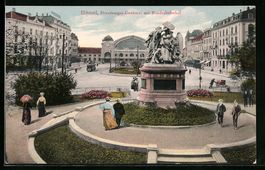 Basel, Strassburger-Denkmal mit Bundesba
