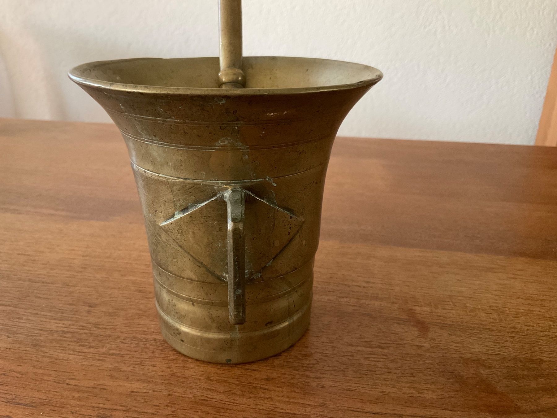 Sonstiges für das Kochen & Backen: Mörser und Pistill aus Messing – Gebraucht aus Lostorf von Merlin63 3