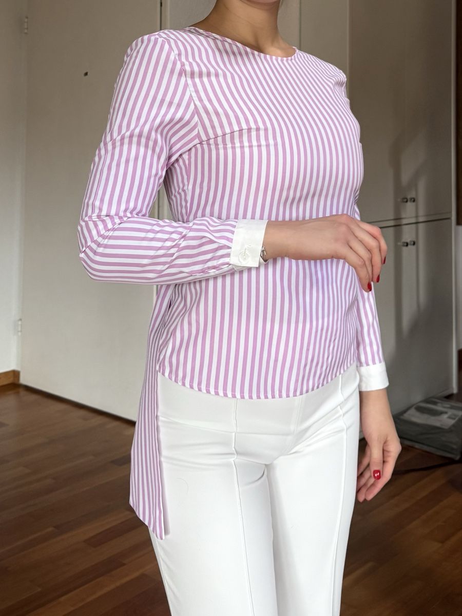 Camicette: Striped blouse tied in the back – Nuovo (secondo la descrizione) da Zürich venduto da eli_t8nw 1