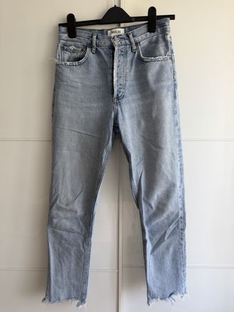 Jeans Agolde hellblau Used-Look Grösse 25 guter Zustand