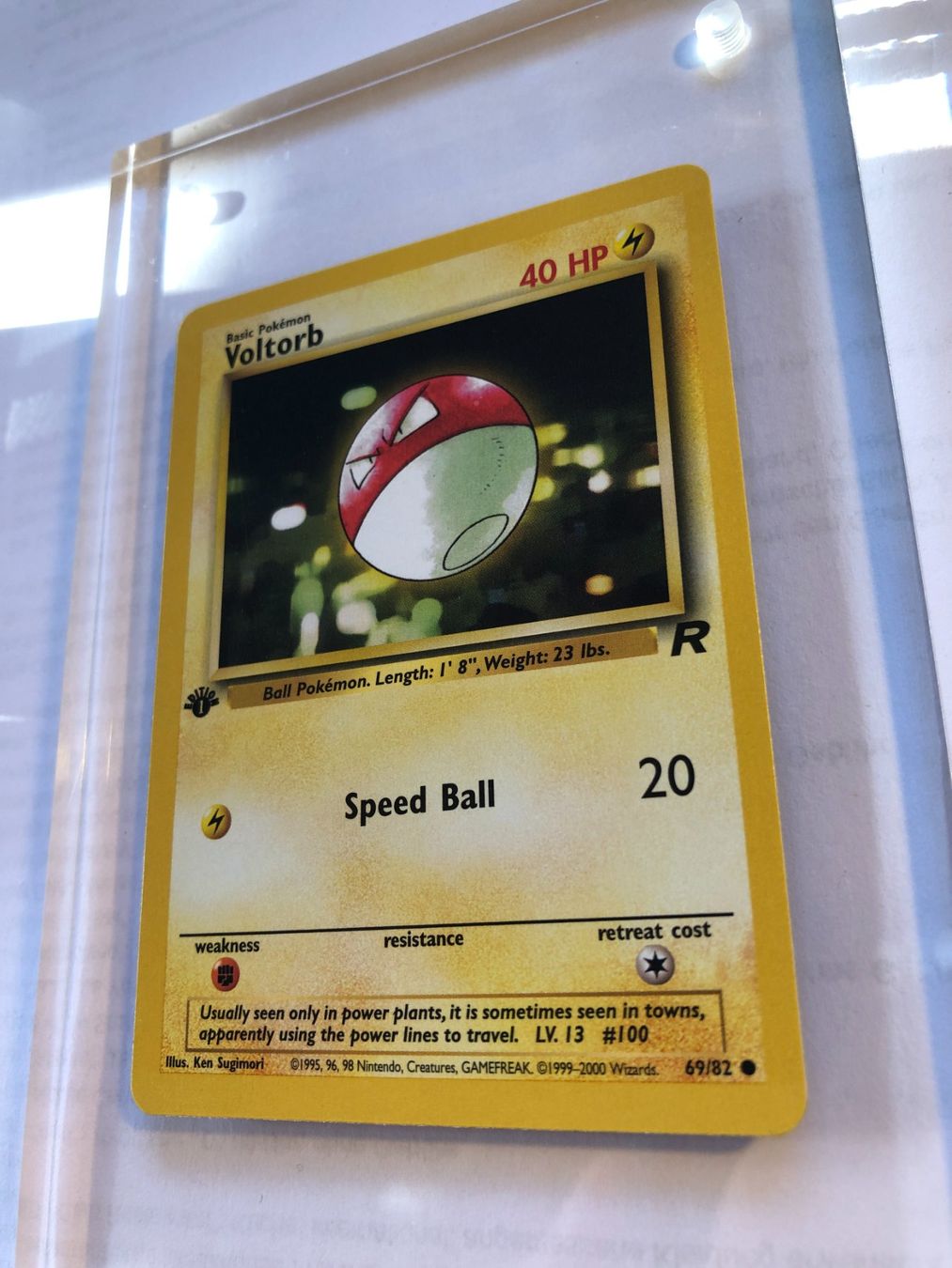 Cartes à collectionner: Voltorb 1st Team Rocket - MINT - ab 1.- – D'occasion à Giubiasco par dan_pr8b 2