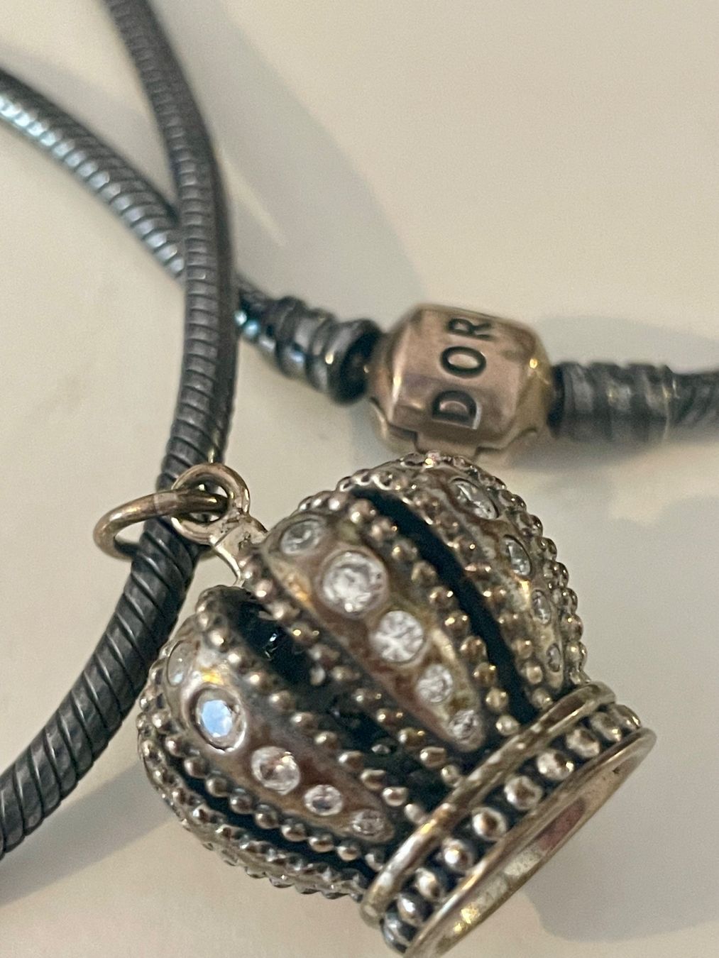 Pandora Catenine: Pandora Kette mit Krone aus Silber – Usato da Basel venduto da zla_hjm6