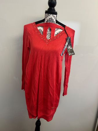 Mini Kleid Neu rot one size Gratis Versand