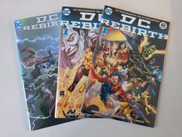 DC Rebirth Special, komplett alle 3 Versionen, Zustand 0!