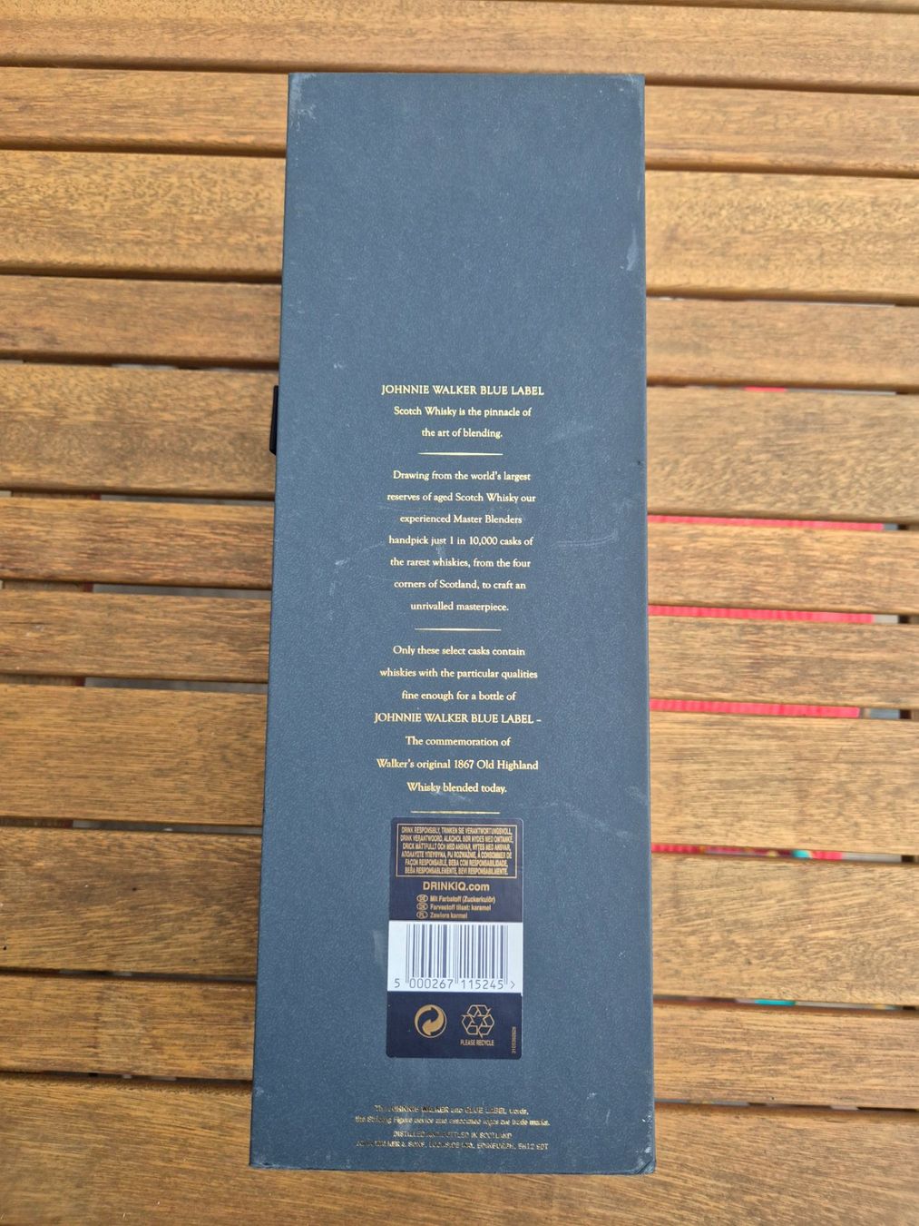 Johnnie Walker Spiritueux: Johnnie Walker Blue Label – Neuf avec emballage d'origine à Zuchwil par AdamO. 3