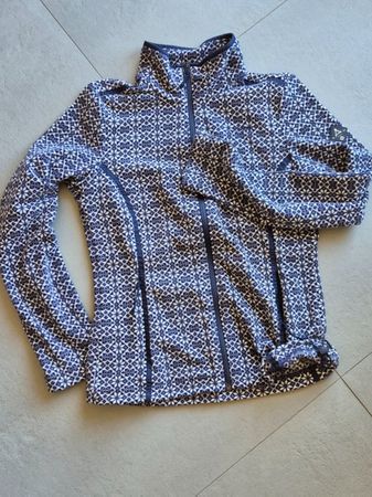 Veste polaire bleu et blanche Schoffel Small