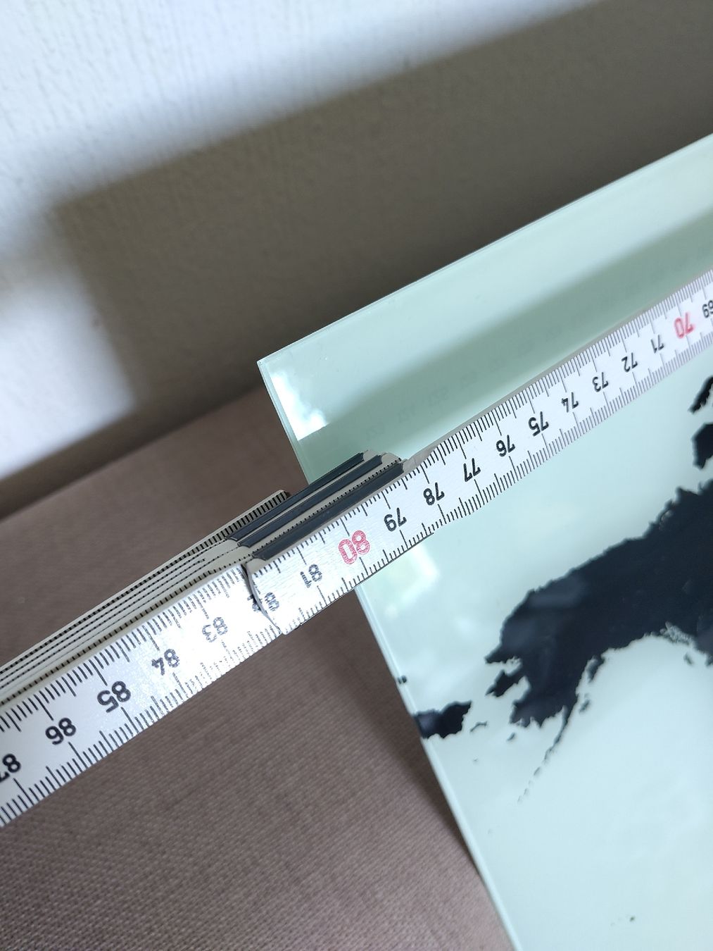 Wandtafeln: Tableau en verre mappe monde  – Neu (gemäss Beschreibung) aus Lausanne von Natamiaouw 1
