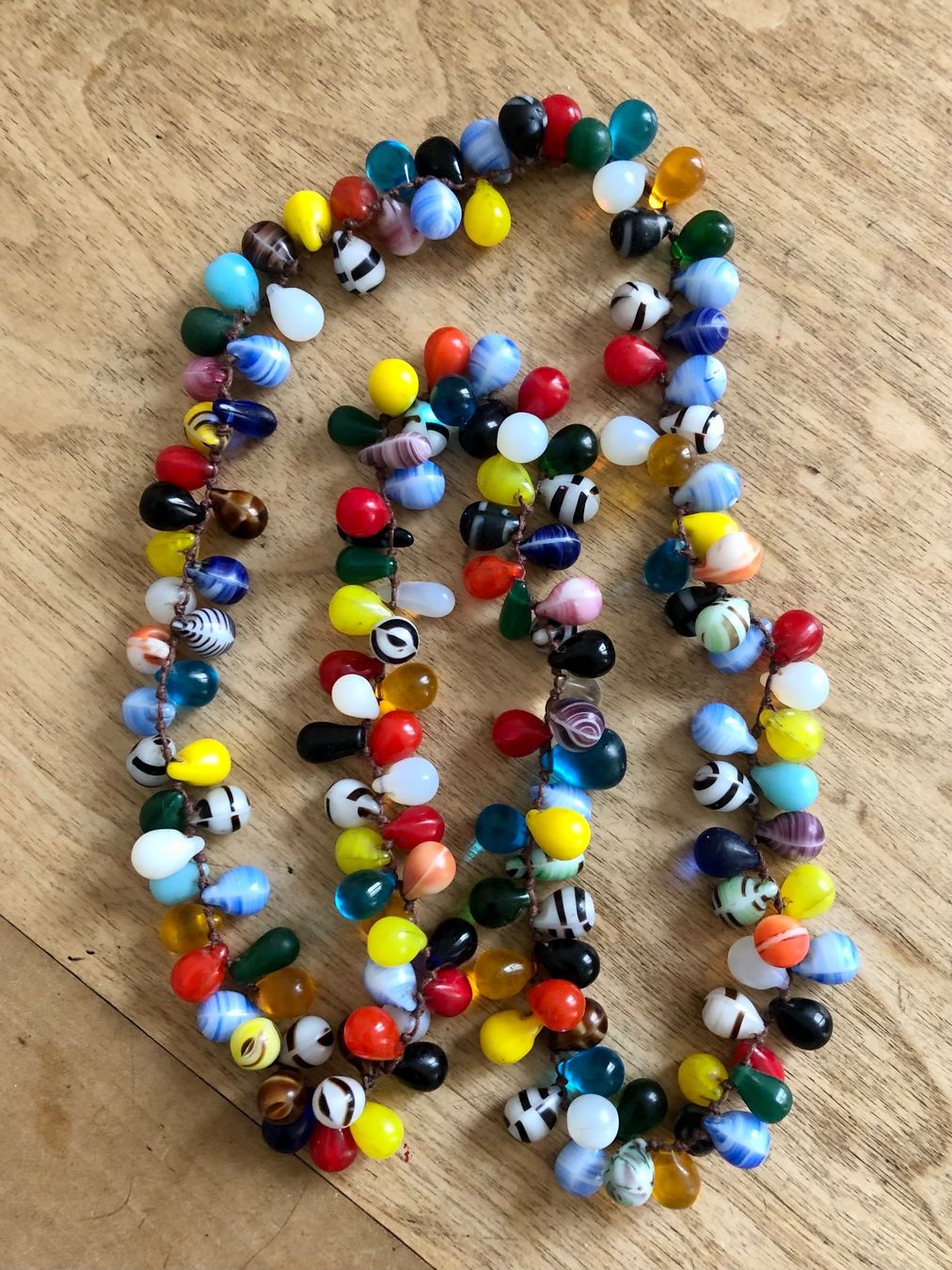 Catenine: Tolle Hals-Kette mit Glasperlen – Usato da Buchs AG venduto da Allerleis 2